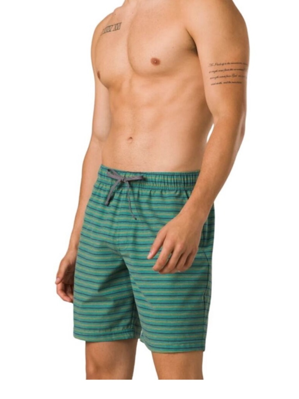 PrAna Metric E Waist Shorts Cove NWT Sz Lg Rt $69